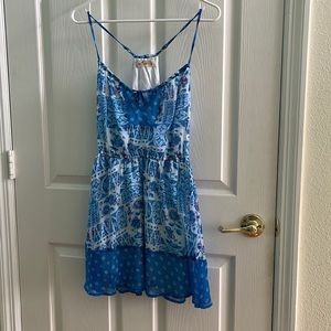 Halter back lined summer dress from hollister
